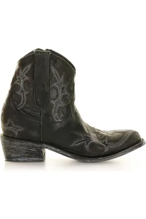 Mexicana Stivaletto stile cowboy con zip laterale
