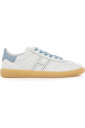 Hogan Sneakers Cool in pelle azzurro e fondo a contrasto
