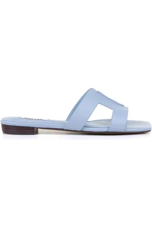 Bibi Lou Ciabatta azzurra in pelle