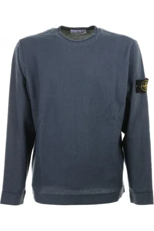 Stone Island Felpa girocollo con logo laterale
