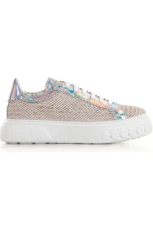 Casadei Sneaker Off-road in pelle intrecciata