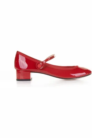 Repetto Ballerina in pelle lucida con cinturino
