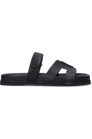 Bibi Lou Ciabatta in pelle con chiusura velcro