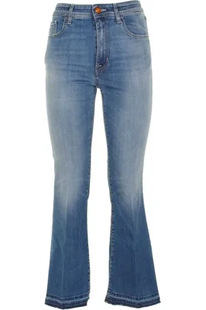 Jacob Cohen Jeans a vita alta a zampa