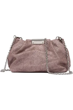 Gianni chiarini Borsa Perla in pelle scamosciata bronzo