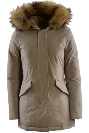 Woolrich Parka 0652 in tessuto tecnico grigio