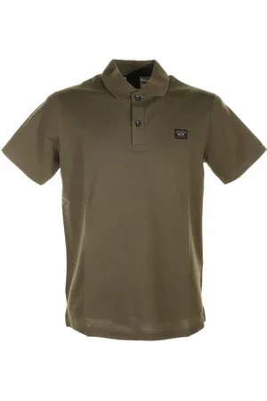 Paul & Shark Polo a maniche corte verde militare con logo