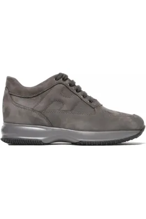 Hogan Sneaker Interactive in nabul grigio con H laterale imbottita