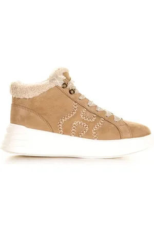 Hogan Sneaker Rebel in suede con ecopelliccia