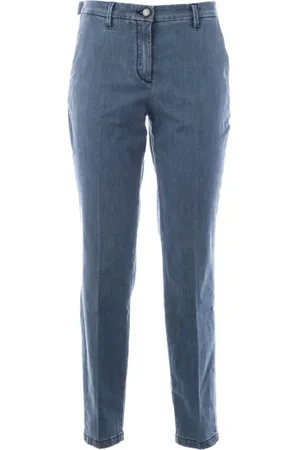 Jacob Cohen Jeans a vita alta in denim chiaro