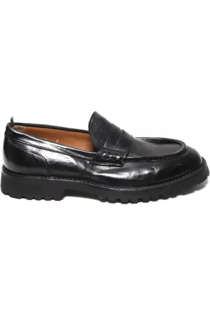 Green george Mocassino in morbida pelle a concia vegetale nera