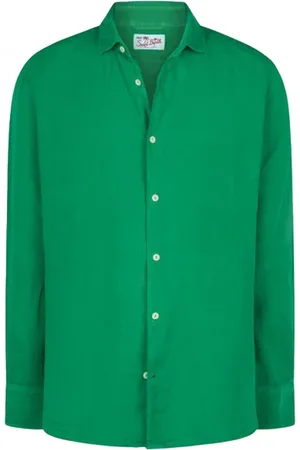 MC2 SAINT BARTH Camicia Pamplona verde in lino