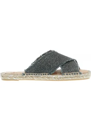 Castaner Ciabatta incrocio tessuto grigio