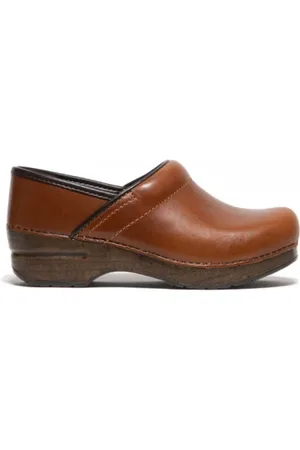 Dansko Zoccolo classico in pelle lucida cuoio