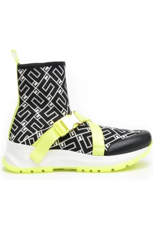 Elisabetta Franchi Sneakers SA62P36E2 in tessuto bianco e