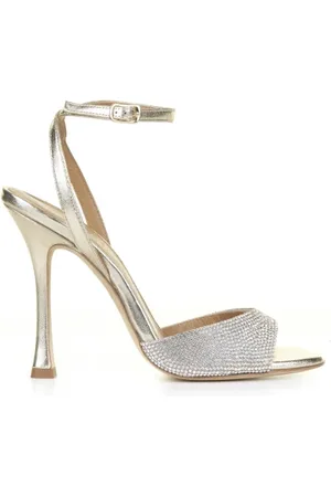 Chantal B Sandalo aperto con cinturino e strass