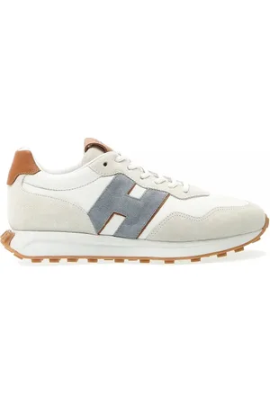 Hogan Running h601 pelle bianca H azzurra
