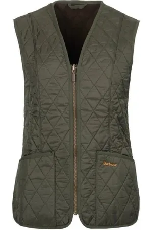 Barbour Gilet LLI0003 in pile verde
