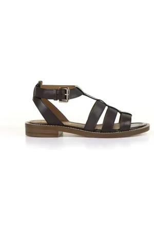 Guglielmo Rotta Sandalo basso in pelle chocolate