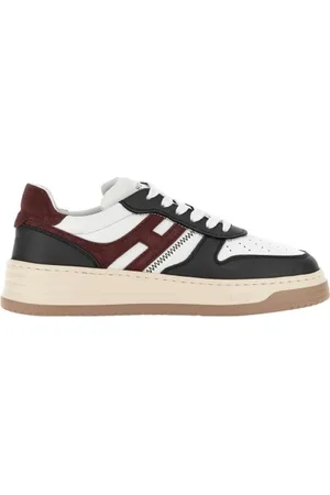 Hogan Sneakers H630 Blu Marrone in pelle