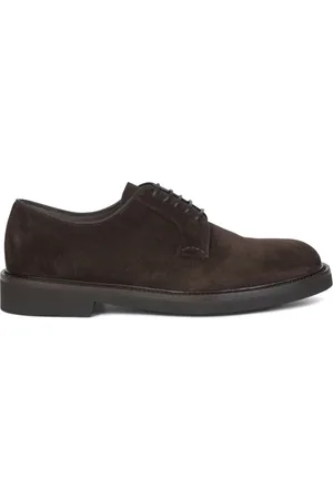 Neil Barrett Derby testa di moro in suede