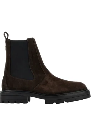 Hogan Chelsea ankle boots H673 in pelle scamosciata .5