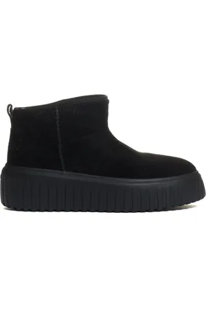 Hogan H stripes low boot camoscio