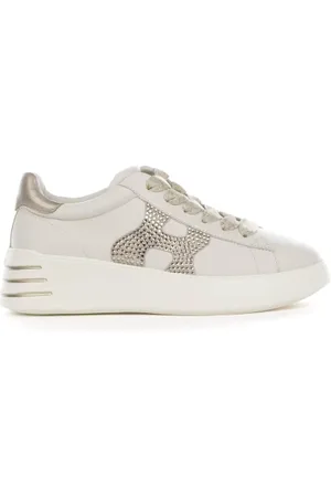 Hogan Sneakers Rebel H564 panna in pelle