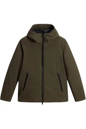 Woolrich Piumino 1047 in tessuto tech verde