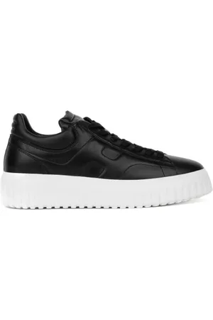 Hogan Sneaker H-Stripes nera in pelle