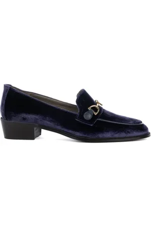 ROBERTO FESTA Mocassino Axel navy in velluto