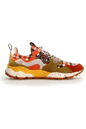 Flower Mountain Sneakers Yamano 3 in suede bruciato e