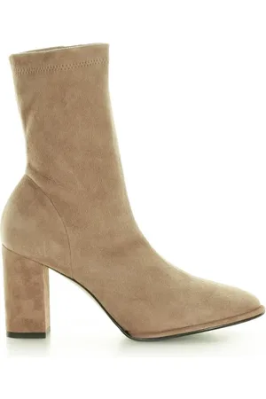 LE SILLA Stivaletto Elsa in suede beige