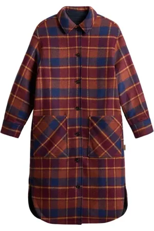 Woolrich Parka 0112 in lana rosso