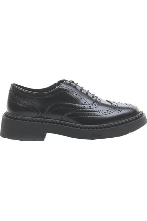Ash Stringata MERCER02 in pelle spazzolata nera