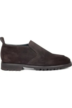 Neil Barrett Polacco slip on testa di moro in suede