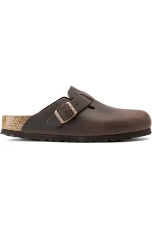 Birkenstock Boston in pelle di nabuck oliata