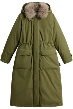 Woolrich Parka 1103 in tessuto verde