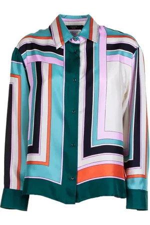 Max Mara Camicia in twill di seta stampata