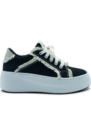 vic matiè Wawe Scarpa fringes nera