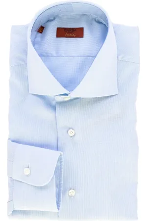 BARBA Camicia uomo azzurra