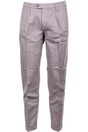 RE-HASH Pantalone uomo tortora