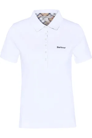 Barbour Polo bianca donna