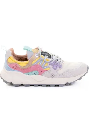 Flower Mountain Sneaker Yamano multicolore in nylon e suede