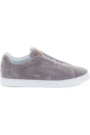 Neil Barrett Sneaker slip on greige in suede