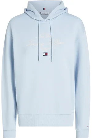 Tommy Hilfiger Felpa con cappuccio celeste