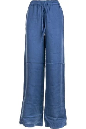 FAY Pantalone a vita alta donna carta da zucchero