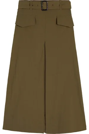 Aspesi Gonna lunga verde militare