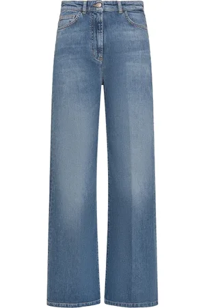 SEVENTY BY SERGIO TEGON Jeans donna a vita alta in denim