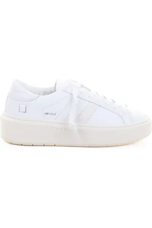 D.A.T.E. Sneakers Hill Low platform in pelle